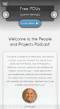 Mobile Screenshot of peopleandprojectspodcast.com